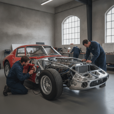 Restauratie en onderhoud van een 250