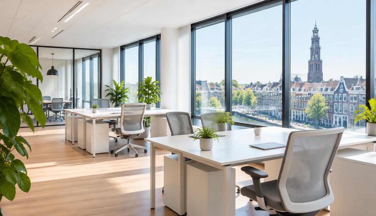Kantoorruimte met werkplekken te huur