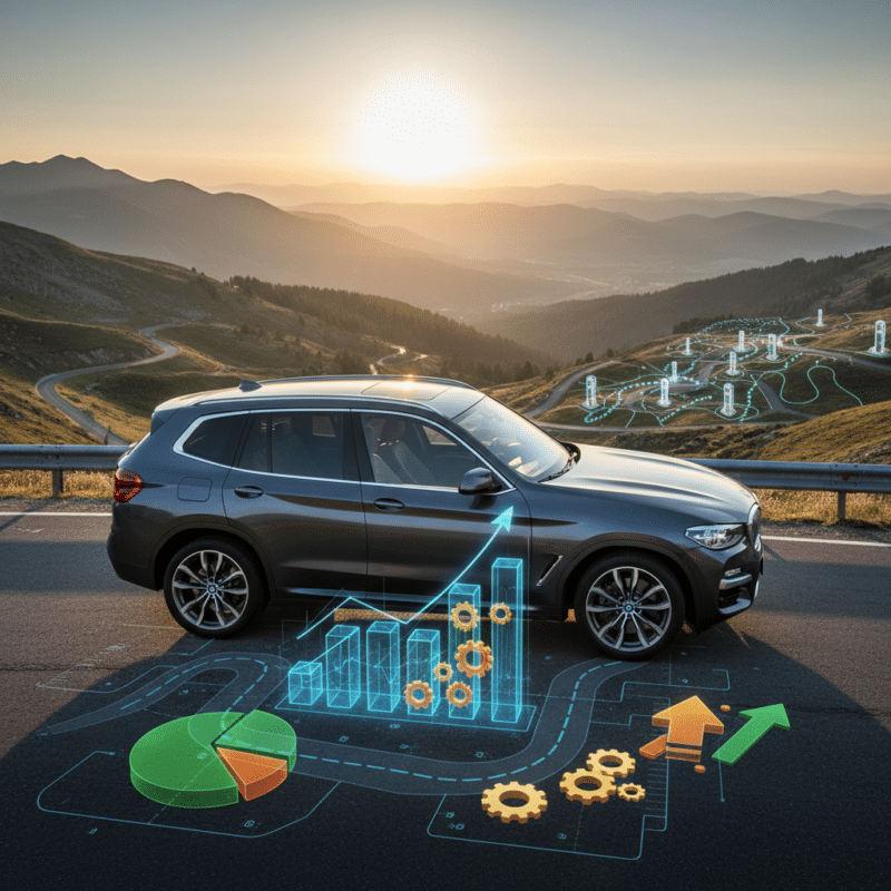 Kostenoverzicht van de BMW X3 per Maand