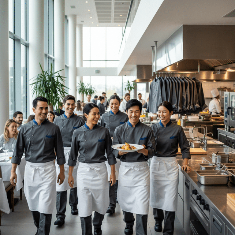 Sfeerbeeld bij: Waarom de beste werkkleding voor horeca jouw team boost