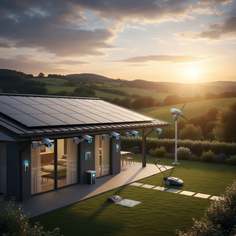 Energie-efficiëntie van beveiligingsgadgets