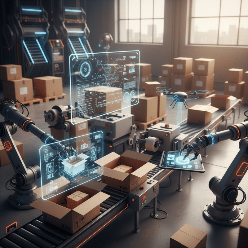 Technologische hulpmiddelen voor het Inpakken