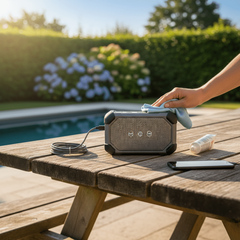 Onderhoud en gebruik van bluetooth speakers