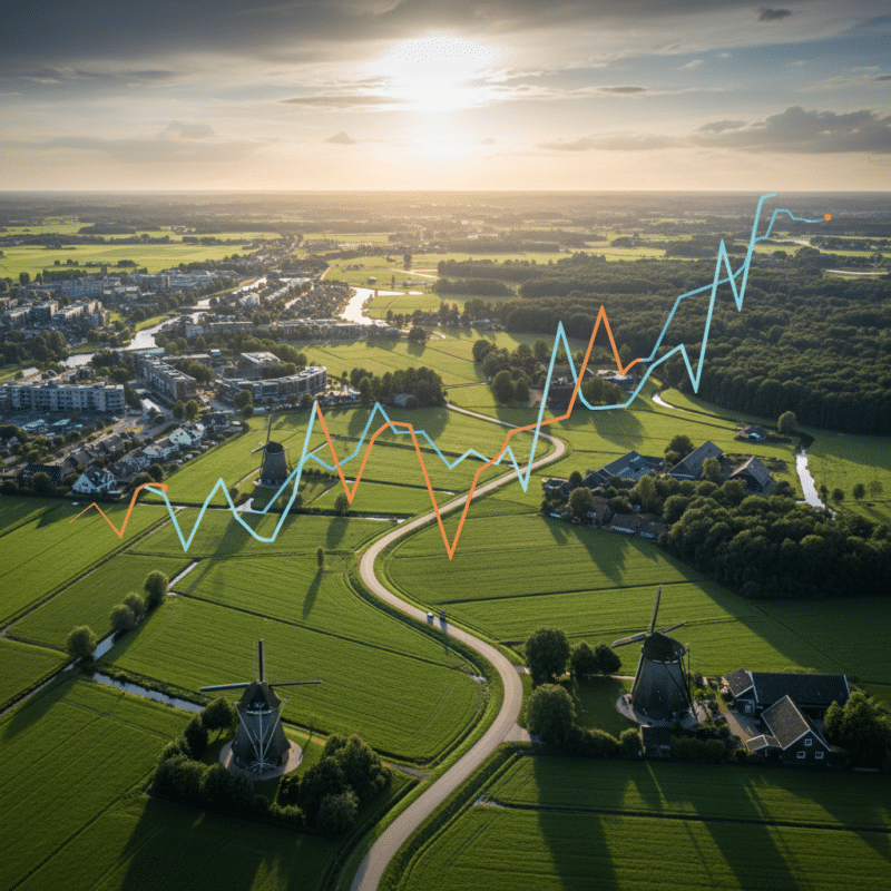 Regionale verschillen in hypotheekrente binnen Nederland