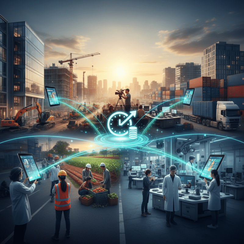 Industrie-specifieke toepassingen van Urenregistratie en Facturatie Software