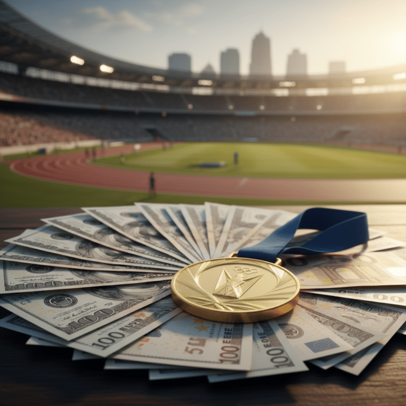 Financiële beloning voor een Gouden Medaille