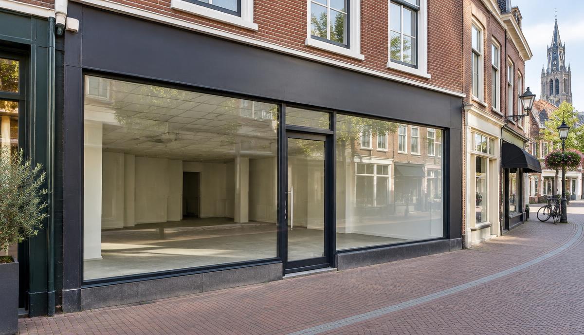 Winkelpand met etalage te huur of te koop