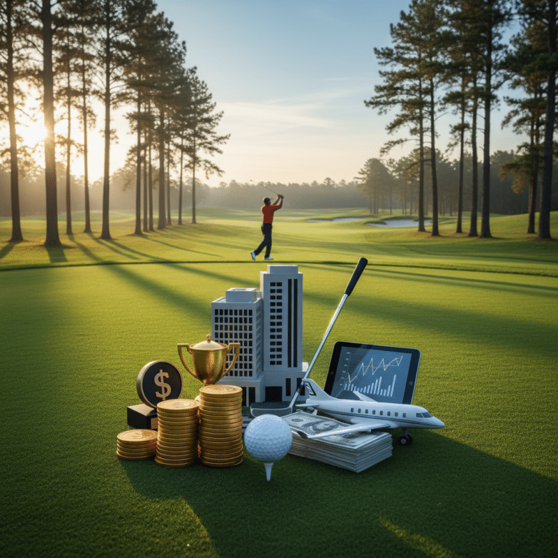 Een gedetailleerd overzicht van tiger woods' inkomstenbronnen