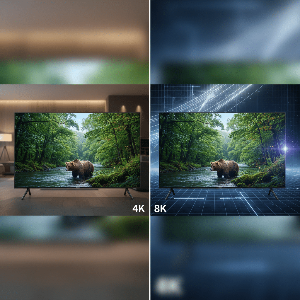 Verschil tussen 4K en 8K: Wat merk je écht op je tv? verschil tussen 4K en 8K
